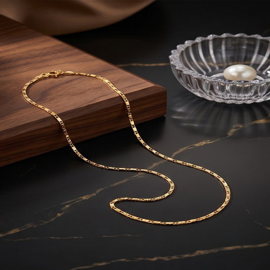 DIVYORO DIAMOND CUT GOLD CHAIN