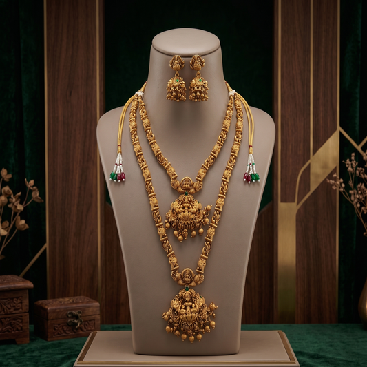 DIVYORO ANTIQUE LAKSHMI COMBO SET