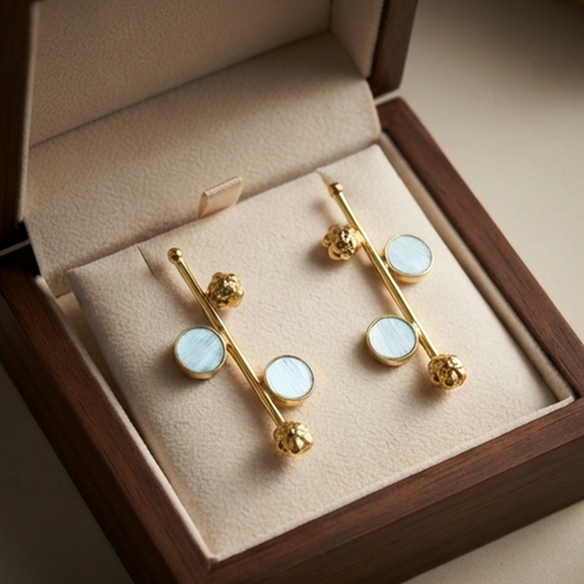 DIVYORO CELESTIAL TWIG DROP EARRING