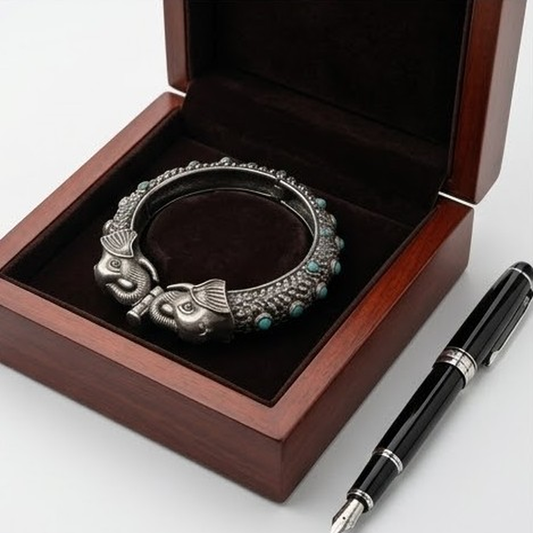 DIVYORO TURQUOISE ELEPHANT ELEPHANT KADA