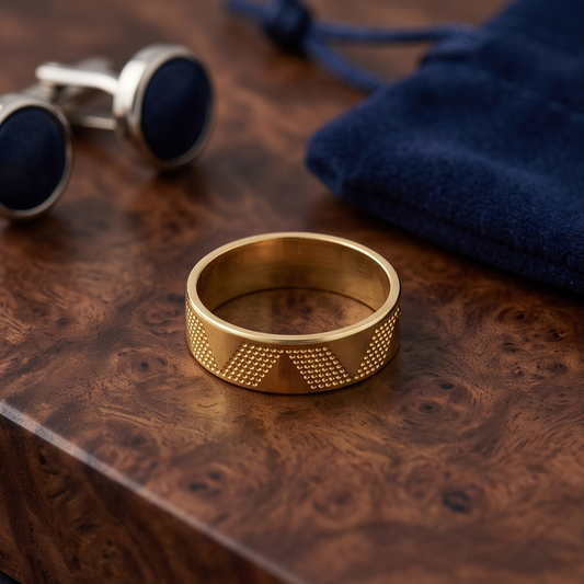 DIVYORO TEXTURED TRIANGULAR BAND