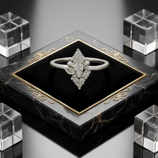 DIVYORO BRILLIANCE CLUSTER RING