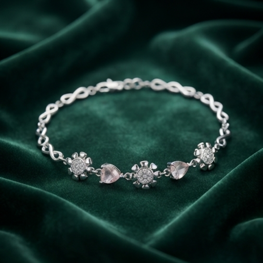 DIVYORO SWEETHEART SOLAR INFINITY BRACELET