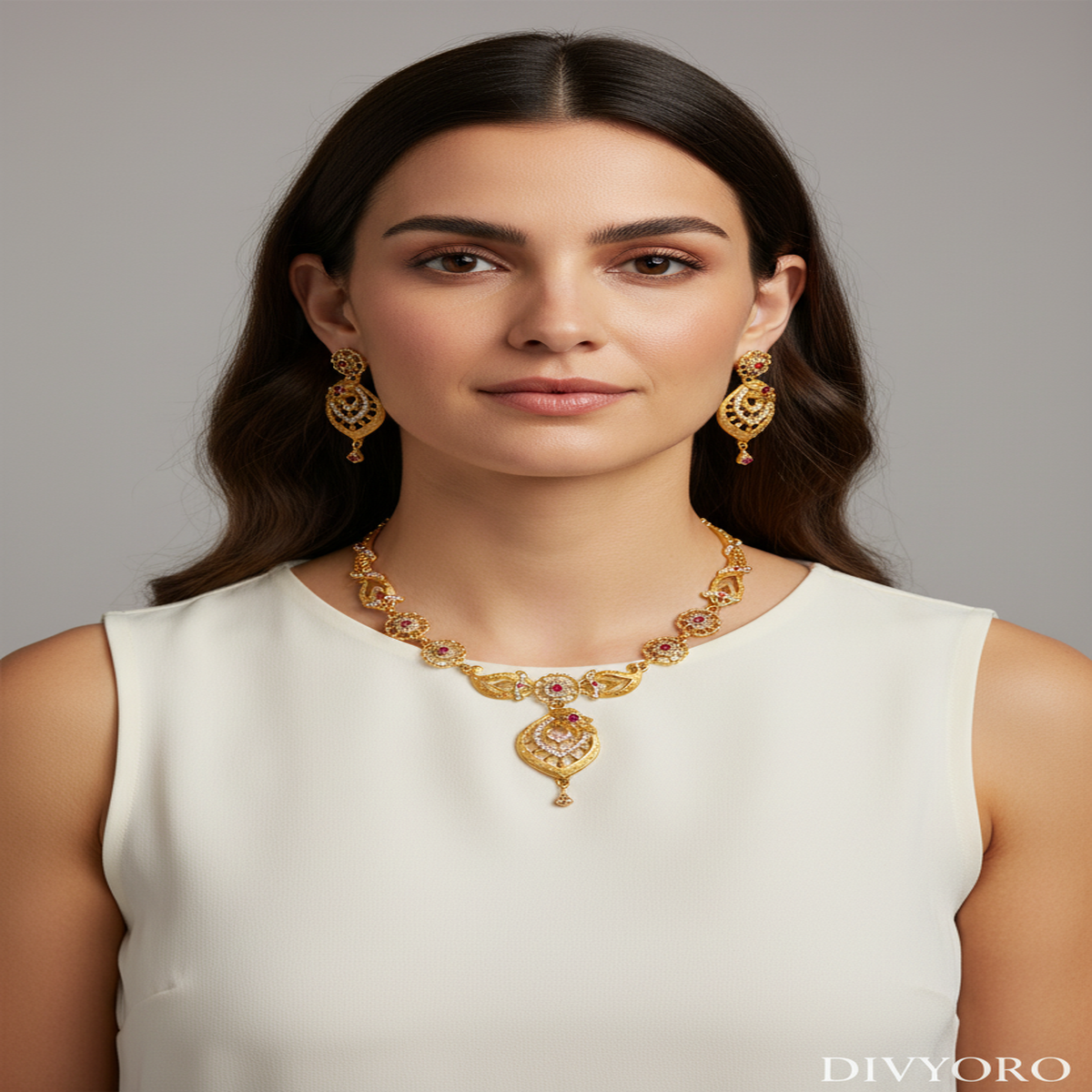 DIVYORO ROYAL JALI BLOSSOM SET