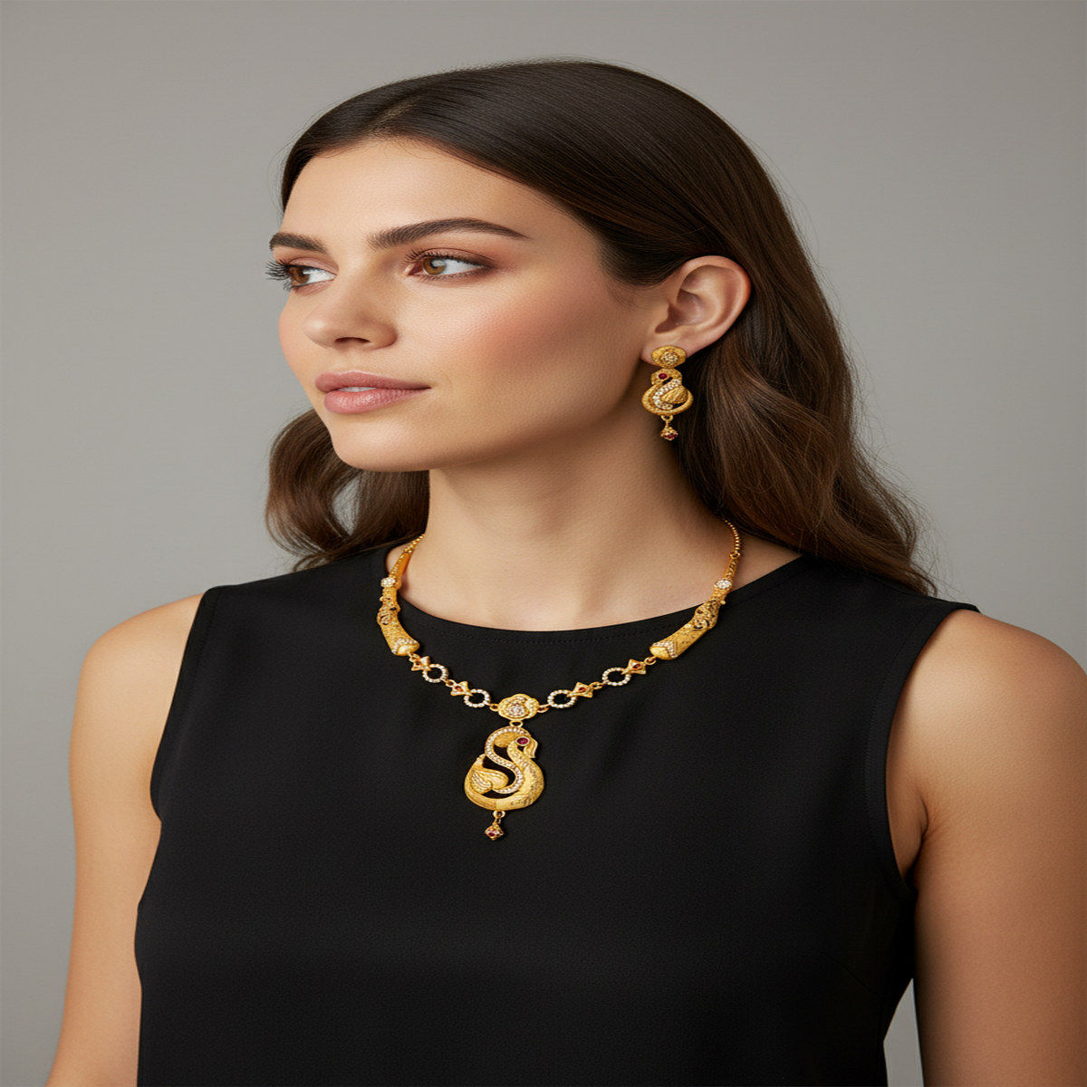 DIVYORO ROYAL SWAN SILHOUETTE SET