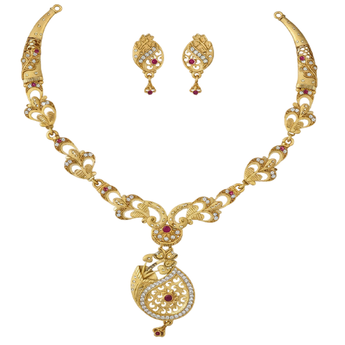 DIVYORO KALKA HERITAGE GARLAND SET