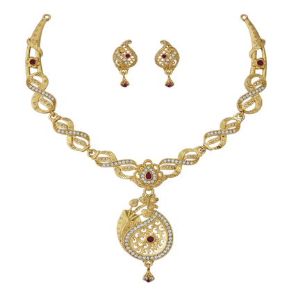 DIVYORO MAYURA FILIGREE GARLAND SET