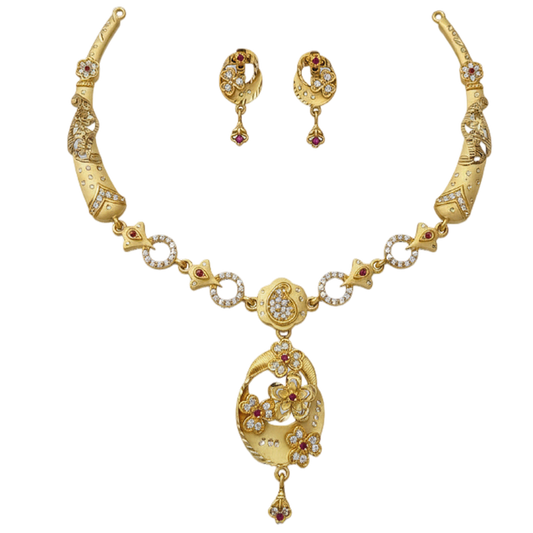 DIVYORO BLOSSOM BOUQUET OVAL SET
