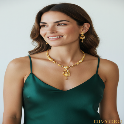 DIVYORO BLOSSOM BOUQUET OVAL SET