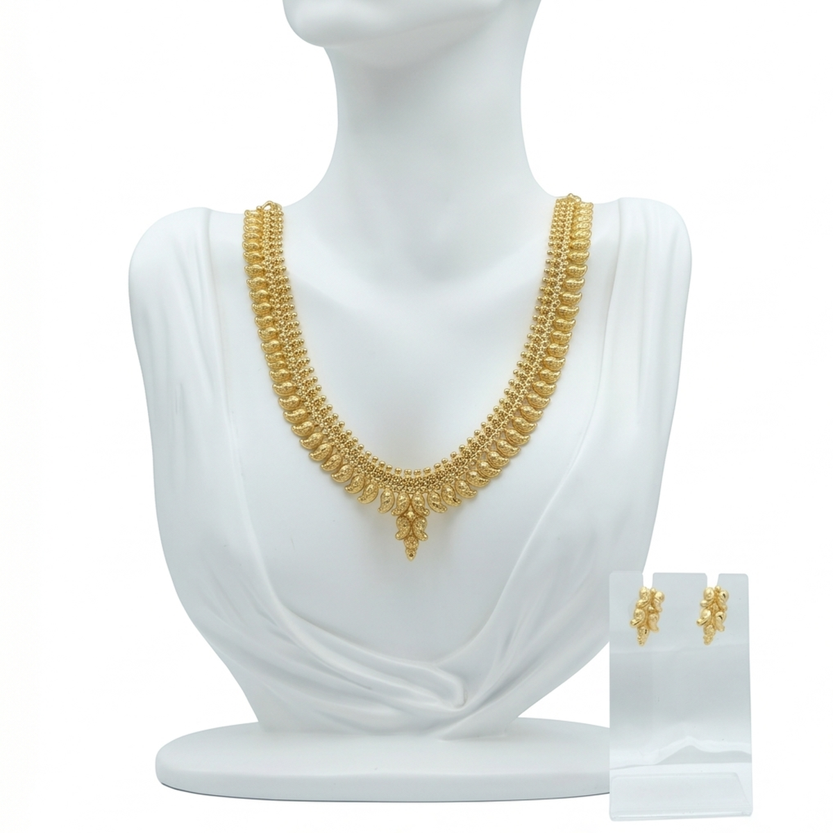 DIVYORO GOLD PAISLEY NECKLACE