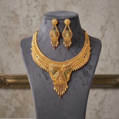 DIVYORO BROAD BRIDAL CHOKER