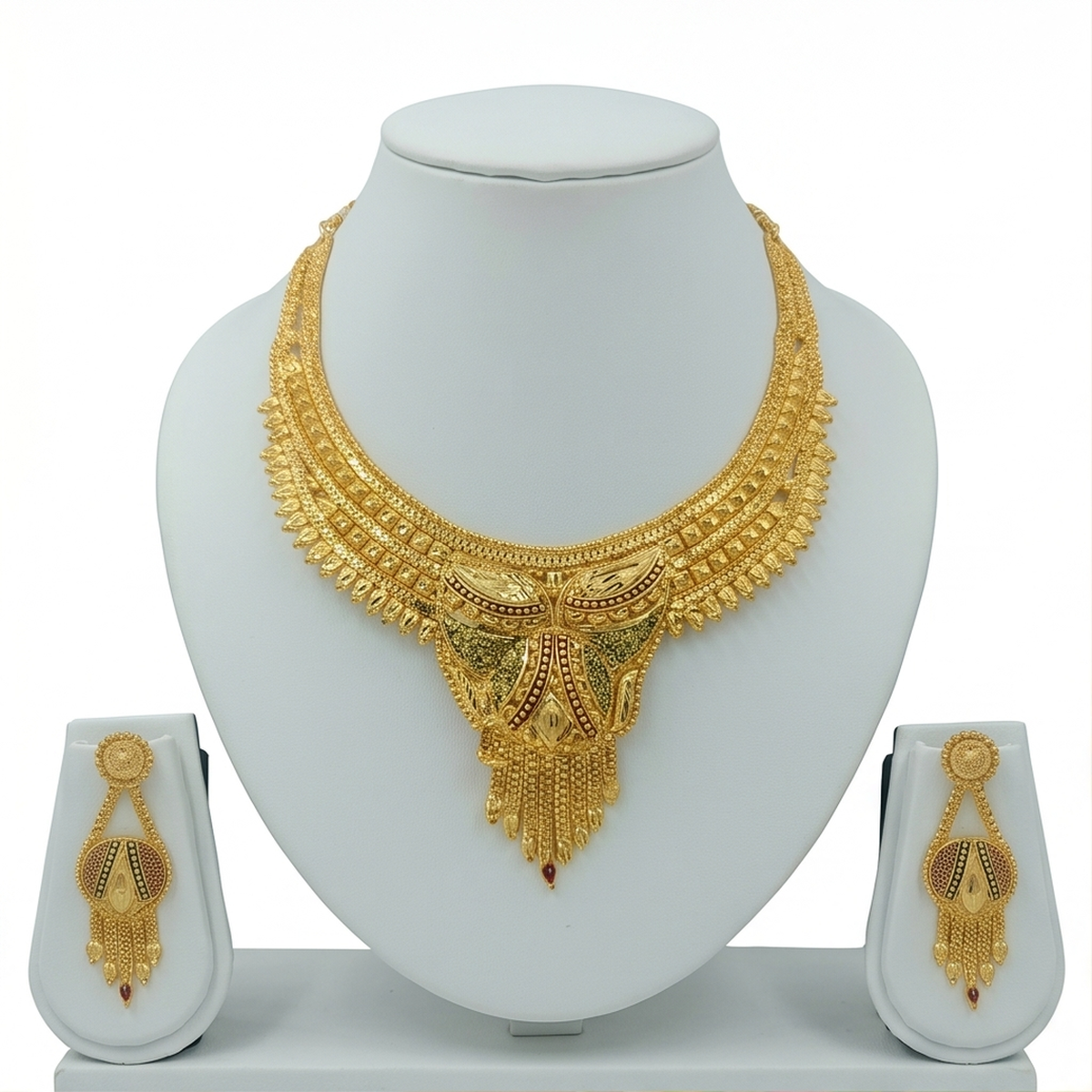 DIVYORO BROAD BRIDAL CHOKER