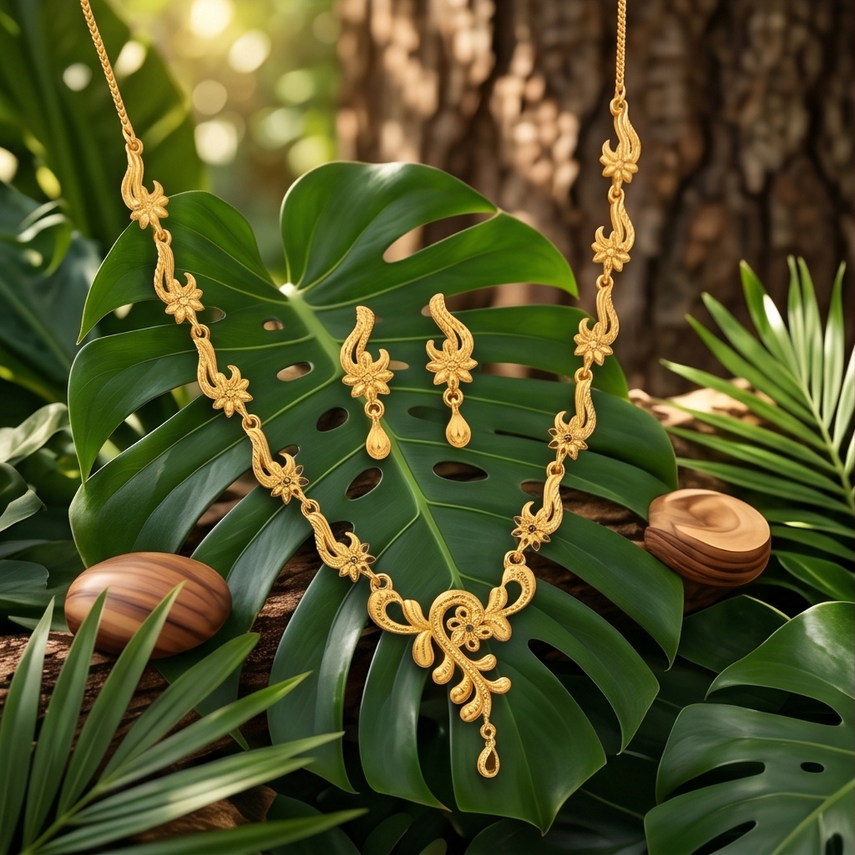 DIVYORO LEAFY WAVE SET
