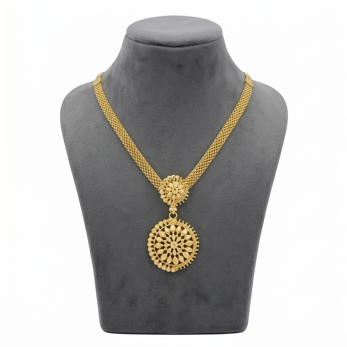 DIVYORO MANDALA PENDANT NECKLACE