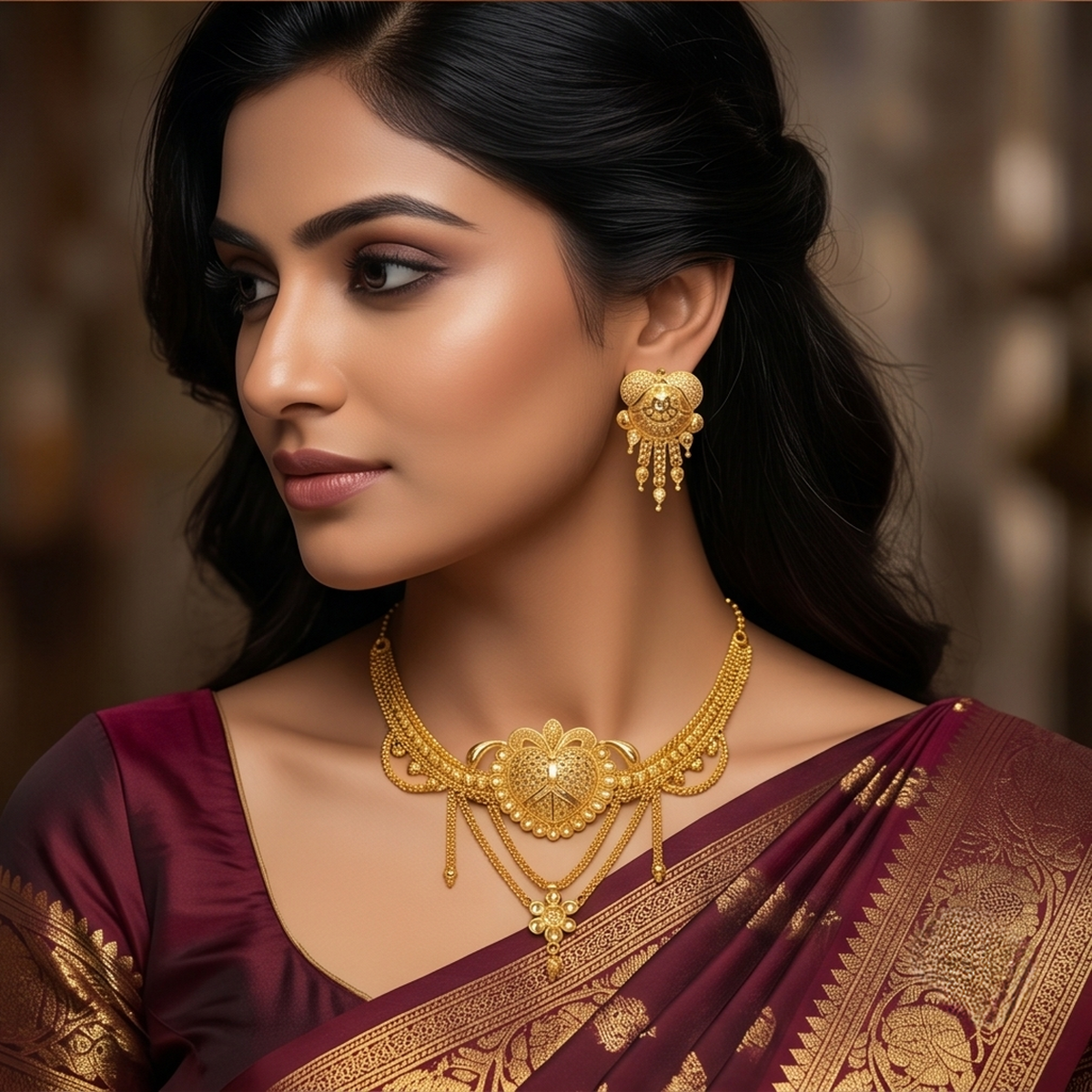 DIVYORO ELEGANT CHOKER SET