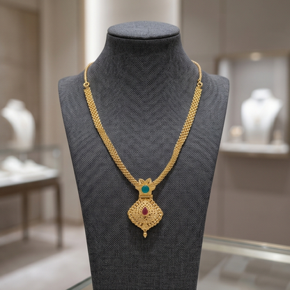 DIVYORO FILIGREE PENDANT NECKLACE