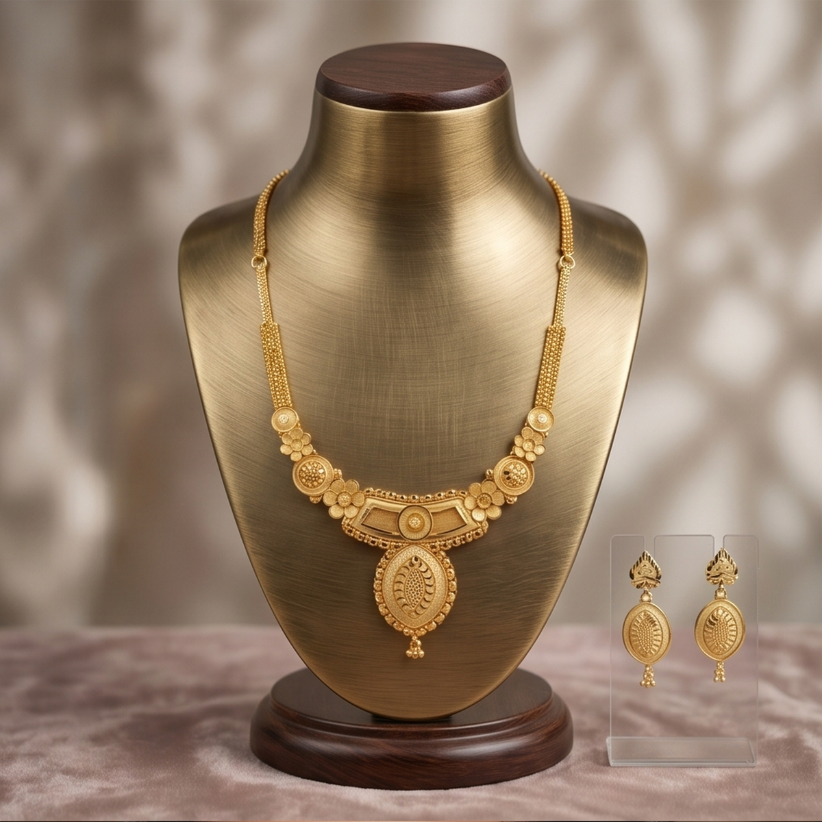 DIVYORO GOLD OVAL SET