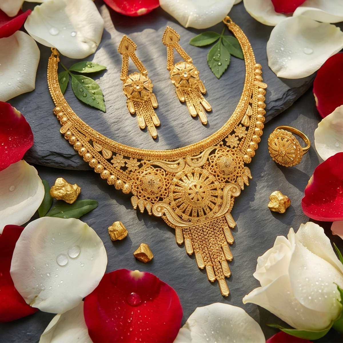 DIVYORO GOLD CLEOPATRA CHOKER