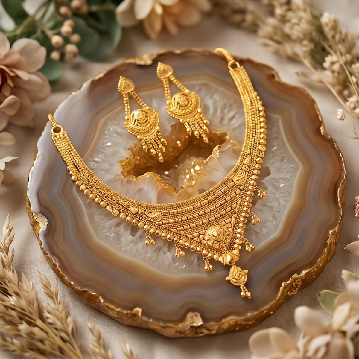 DIVYORO GOLD V-SHAPE SET