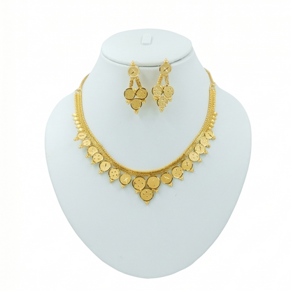 DIVYORO GOLD COIN NECKLACE
