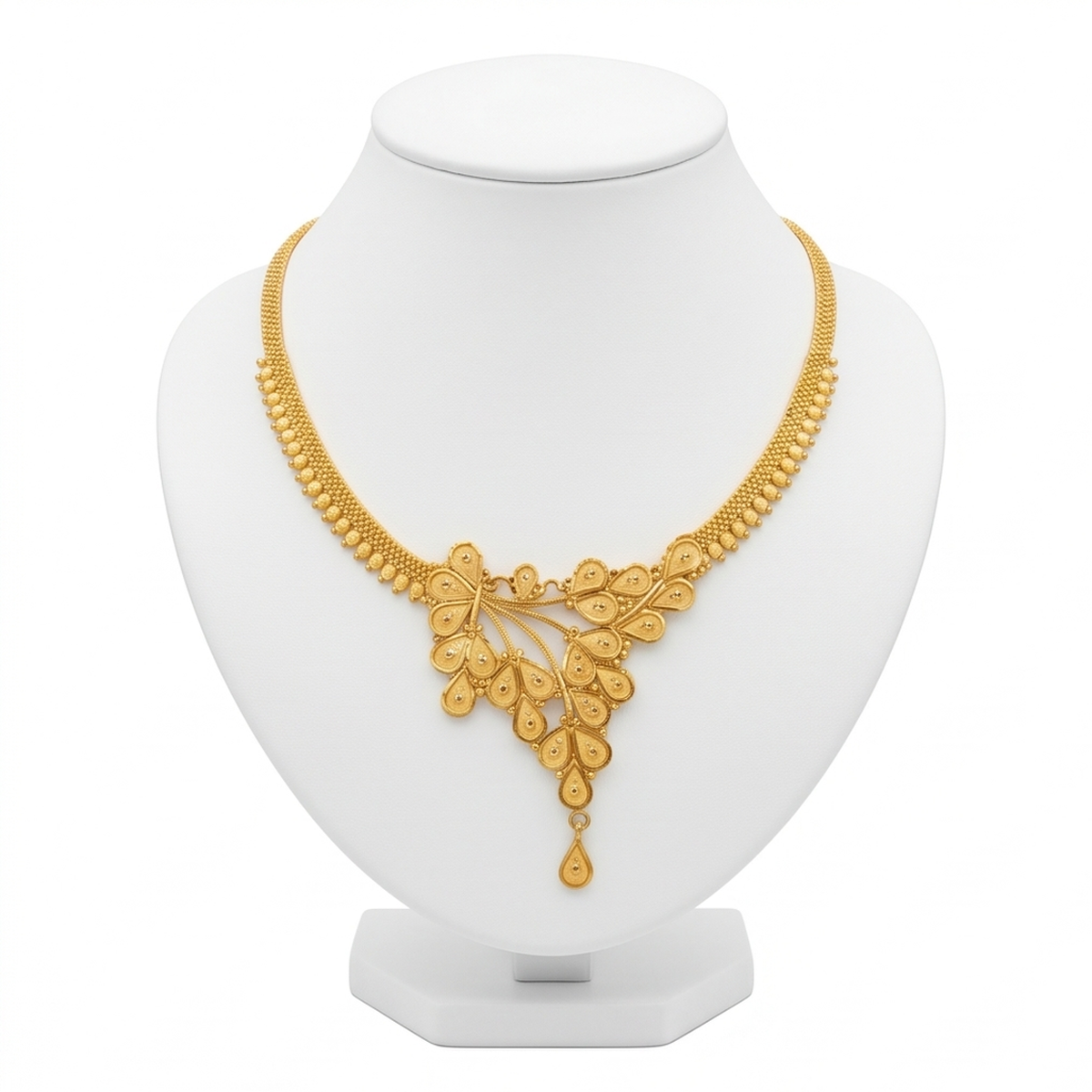 DIVYORO GOLD BRANCH NECKLACE