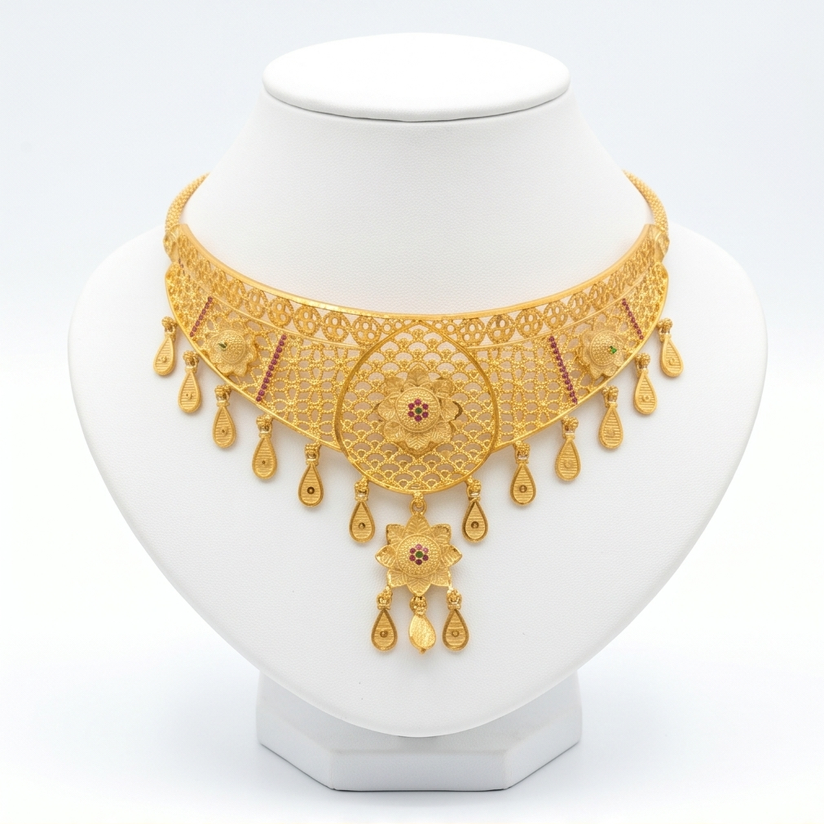DIVYORO GOLD MESH CHOKER