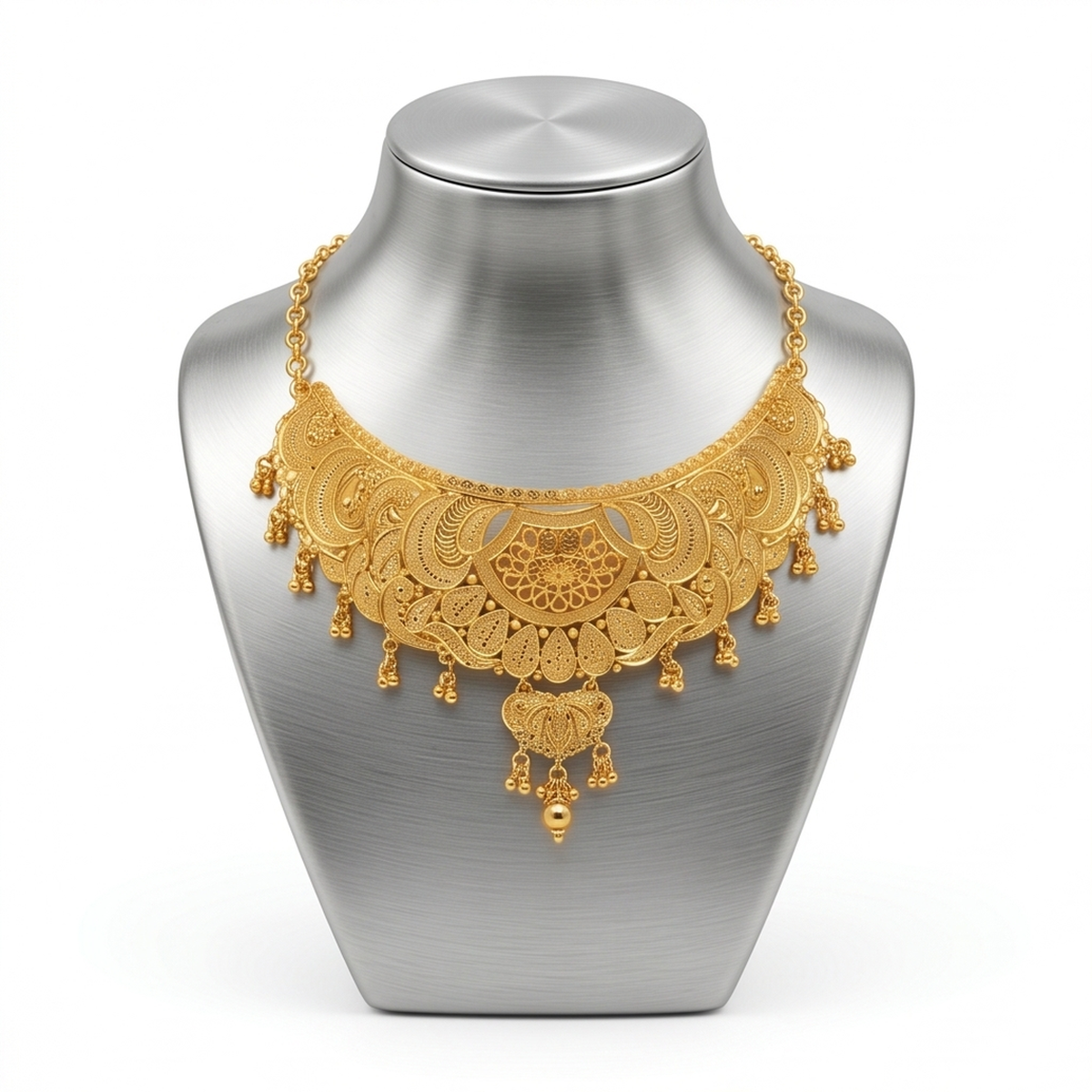 DIVYORO GOLD FILIGREE CHOKER
