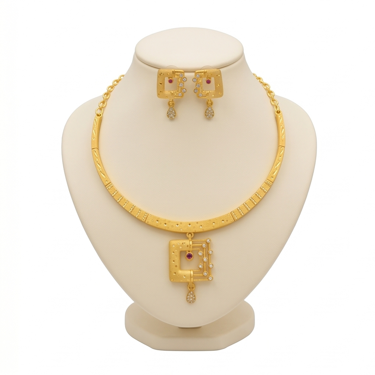 DIVYORO GOLD GEOMETRIC SET