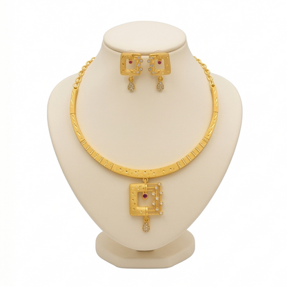 DIVYORO GOLD GEOMETRIC SET