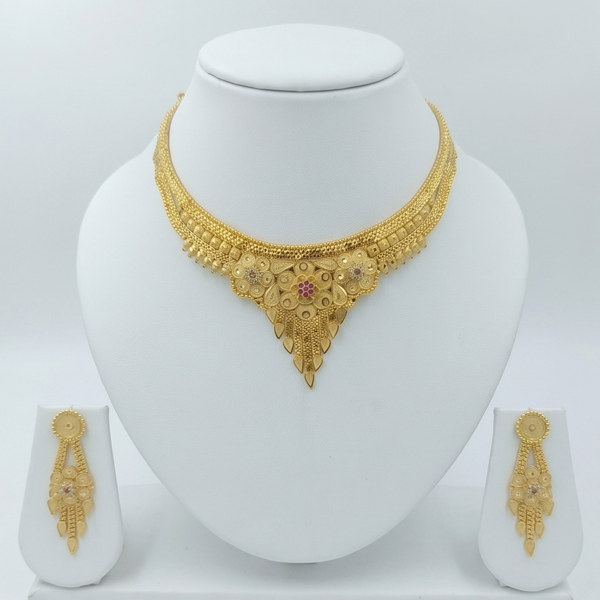 DIVYORO GOLD CHOKER SET