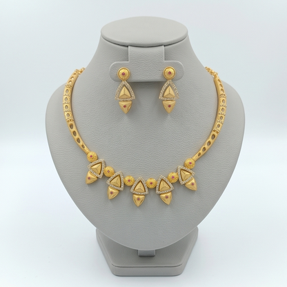 DIVYORO FAN MOTIF GOLD SET