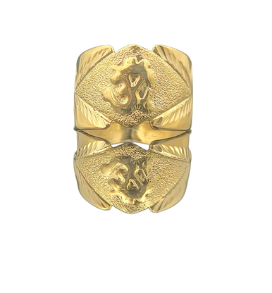 DIVYORO THE TEXTURED EYE-FRAME OM RING