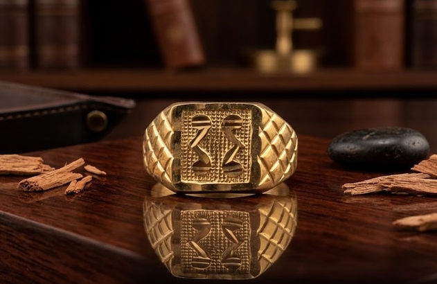 DIVYORO THE DUAL ABSTRACT SCROLL SIGNET