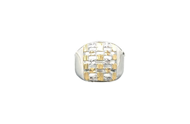 DIVYORO THE GOLDEN WOVEN LATTICE BAND
