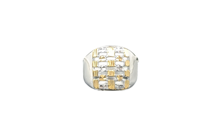 DIVYORO THE GOLDEN WOVEN LATTICE BAND