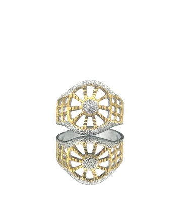 DIVYORO THE OPENWORK SPOKE WHEEL RING