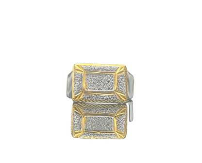 DIVYORO TWO-TONE FROSTED BRICK SIGNET