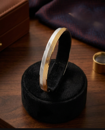 DIVYORO SPLIT DIAGONAL DUAL-TONE KADA