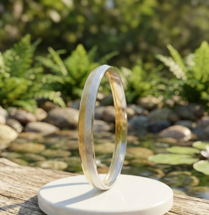 DIVYORO SPLIT DIAGONAL DUAL-TONE KADA