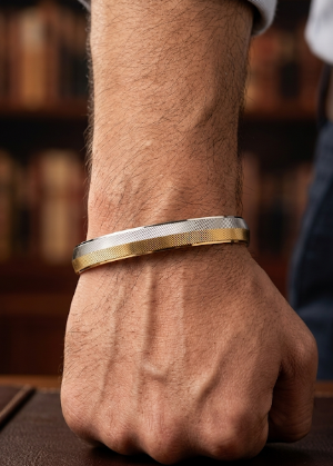 DIVYORO SPLIT DIAGONAL DUAL-TONE KADA