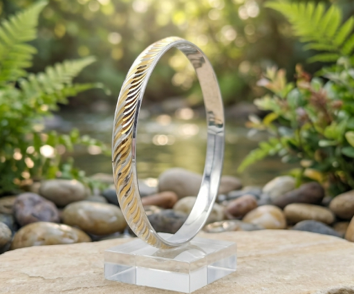 DIVYORO TWO-TONE WAVE SWIRL KADA