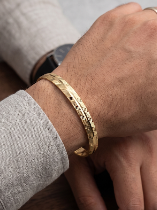 DIVYORO DIAGONAL BLOCK TEXTURED MALE KADA