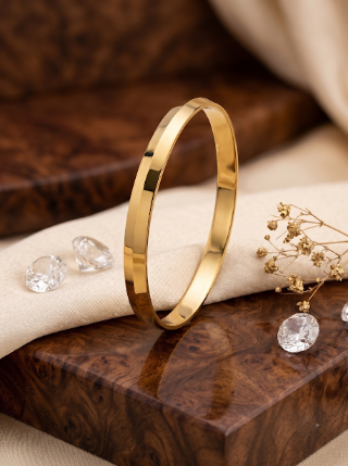 DIVYORO SLEEK BEVELED FACET PLAIN KADA