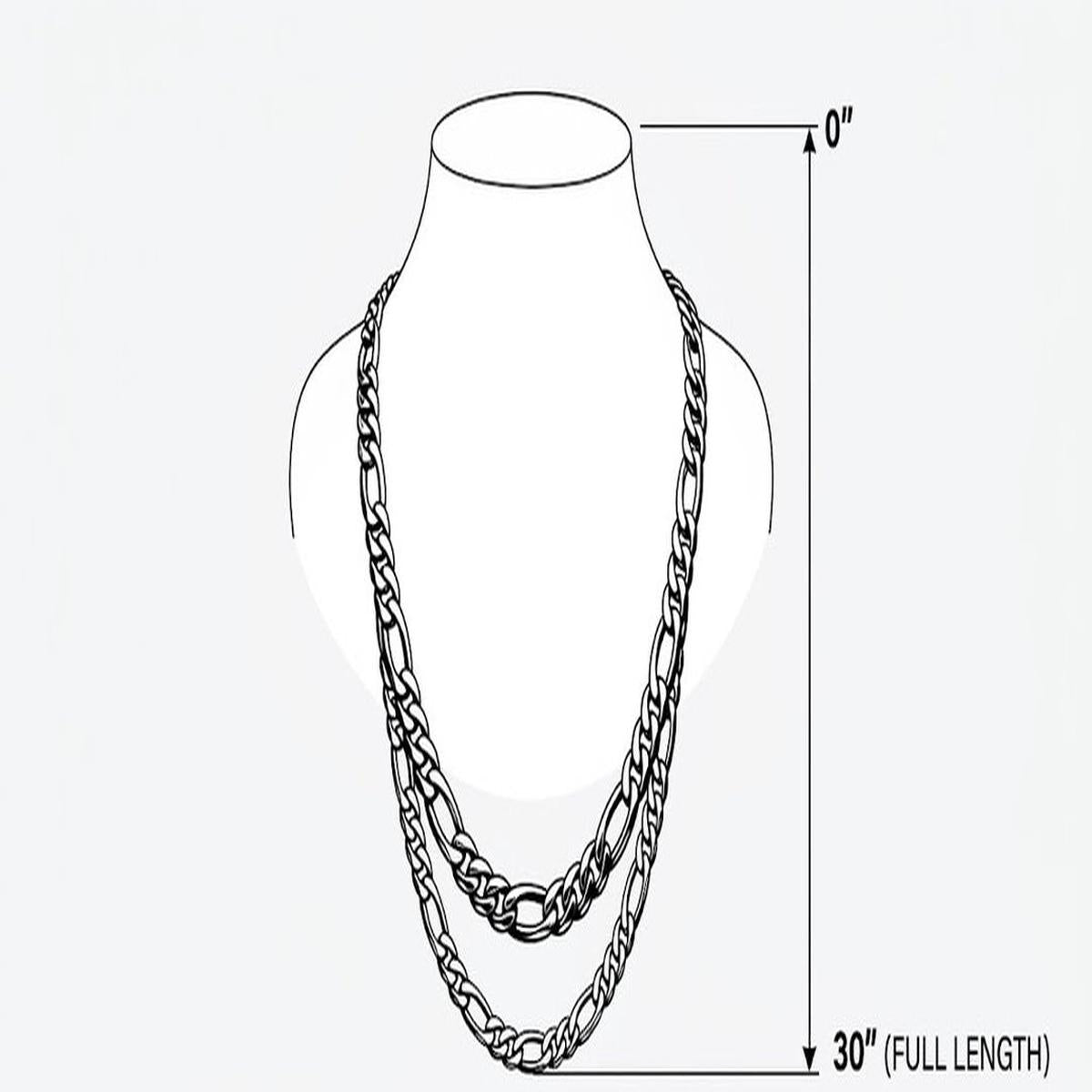 DIVYORO GOLD FIGARO LINK CHAIN
