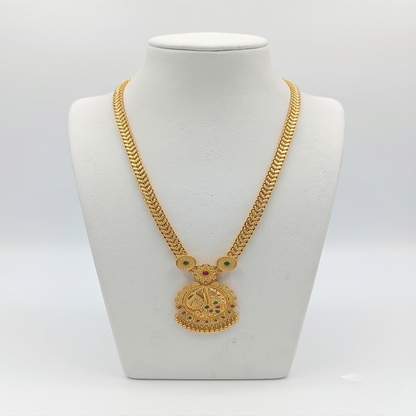 DIVYORO ROYAL CREST LONG PENDANT NECKLACE