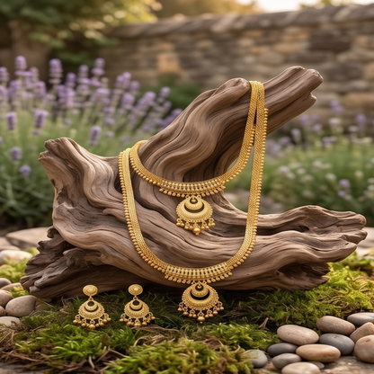 DIVYORO GRAND LAYERED CHANDBALI SET