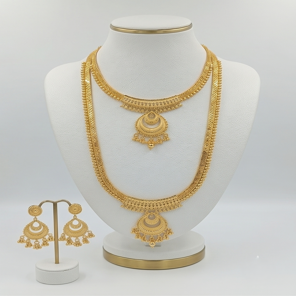 DIVYORO GRAND LAYERED CHANDBALI SET