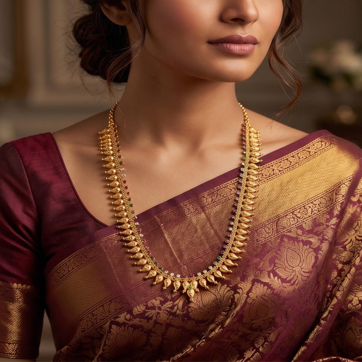DIVYORO CLASSIC GOLD MANGO MALA