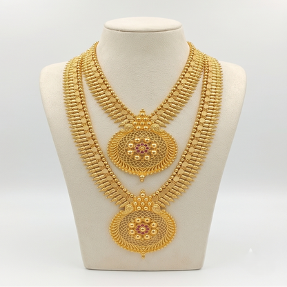 DIVYORO GRAND FILIGREE MEDALLION HARAM