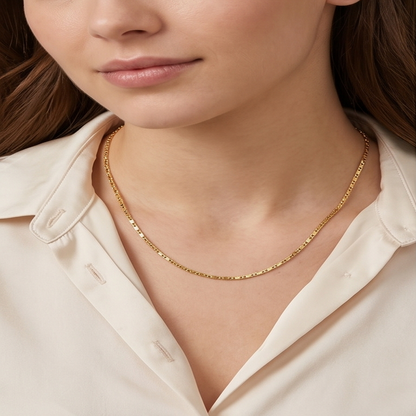 DIVYORO DIAMOND CUT GOLD CHAIN